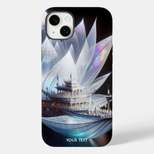 Funda Para iPhone 14 Plus De Case-Mate Barco de flor de vidrio suave