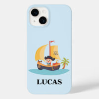 Barco pirata Ahoy-Matey niños personalizados