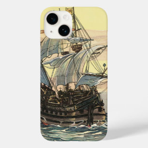 Funda Para iPhone 14 De Case-Mate Barco pirata antiguo, galeón navegando en el océan