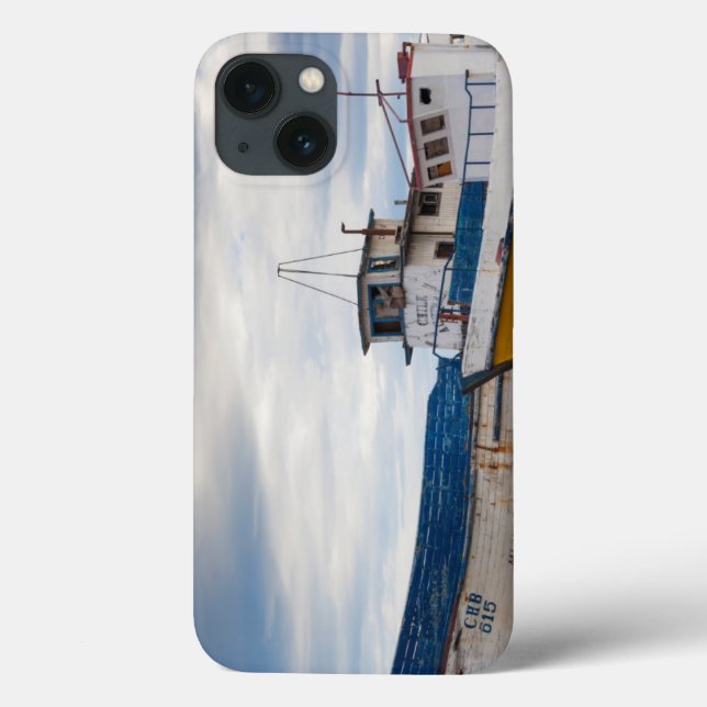 Funda De Case-Mate Para iPhone  Barcos de pesca (Reverso)