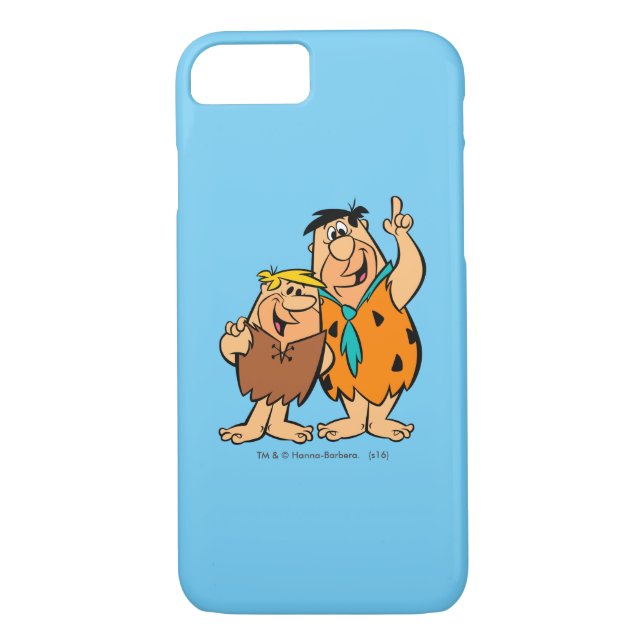 Funda De Case-Mate Para iPhone Barney Rubble y Fred Flintstone (Reverso)