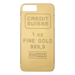 Funda Para iPhone 8 Plus/7 Plus Barra Swidd Gold