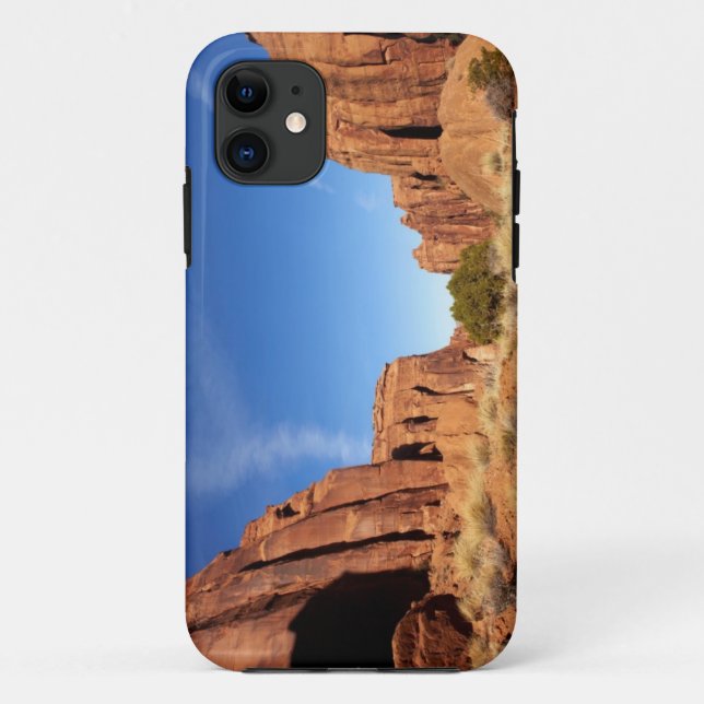 Funda De Case-Mate Para iPhone Barranco rojo de la roca (Reverso)