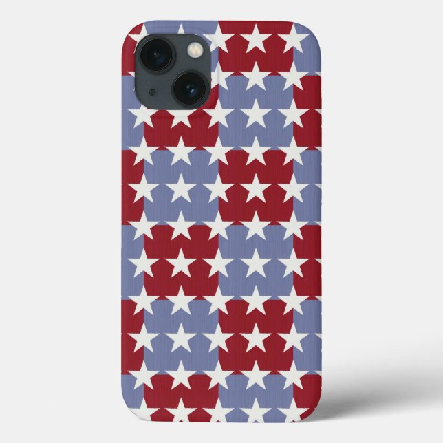 Funda De Case-Mate Para iPhone Barras y estrellas (Reverso)