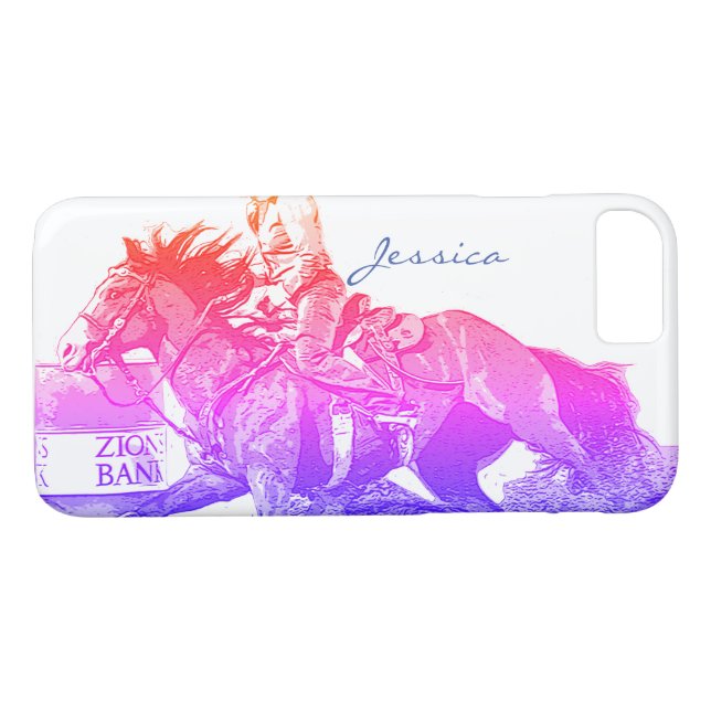 Funda De Case-Mate Para iPhone Barrel Racer II (arco iris) (Reverso (horizontal))