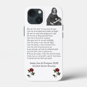 Funda Para iPhone 13 Mini Barrett Browning - Sonnets de la portuguesa 43