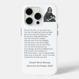 Funda Para iPhone 15 Pro Barrett Browning - Sonnets de la portuguesa 43