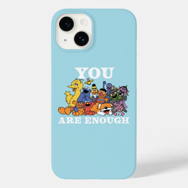Funda De Case-Mate Para iPhone Barrio Sésamo | Eres suficiente (Reverso )