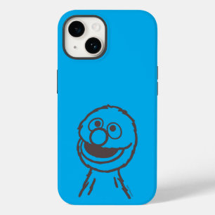 Funda Para iPhone 14 De Case-Mate Barrio Sésamo   Grover Bright