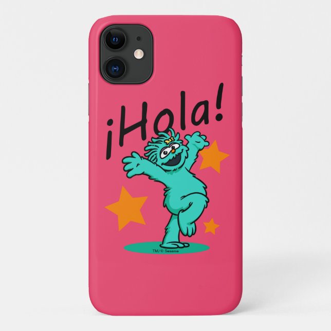 Funda De Case-Mate Para iPhone Barrio Sésamo | ¡Hola! Rosita (Reverso)