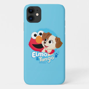 Funda Para iPhone 11 Barrio Sésamo   Insignia Elmo y Tango