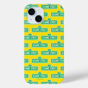 Funda Para iPhone 15 Barrio Sésamo   Logotipo verde