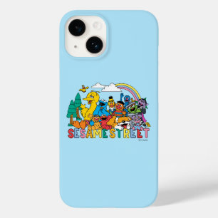 Funda Para iPhone 14 De Case-Mate Barrio Sésamo   Ola arcoiris
