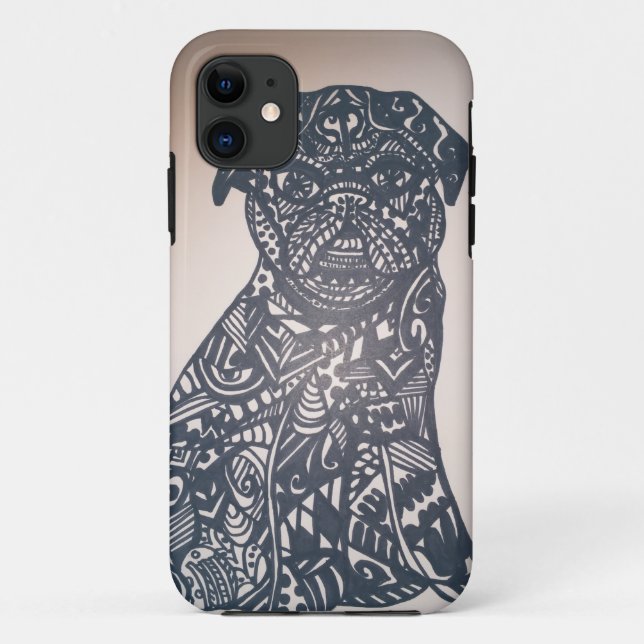 Funda De Case-Mate Para iPhone Barro amasado de Zendoodle (Reverso)