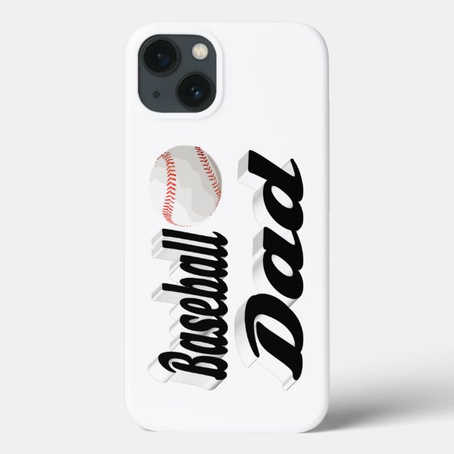 Funda De Case-Mate Para iPhone Baseball Dad  iPhone Case (Reverso)