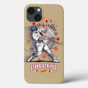 Funda Para iPhone 13 Baseball Stars & Stripes  