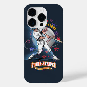 Funda Para iPhone 14 Pro De Case-Mate Baseball Stars & Stripes (Modo oscuro)