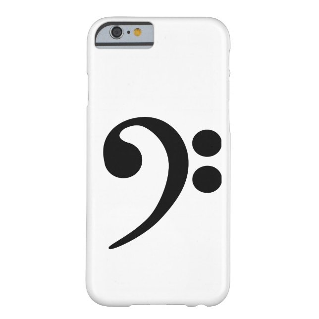 Funda De Case-Mate Para iPhone Bass Clef (Reverso)