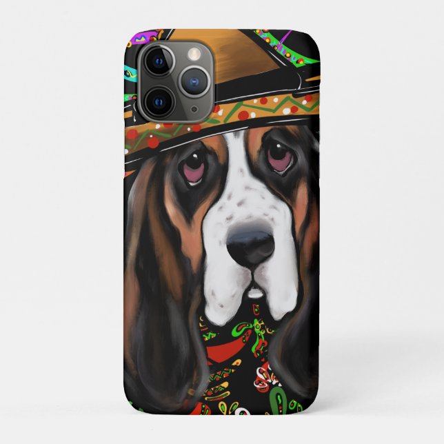 FUNDA DE Case-Mate PARA iPhone BASSET HOUND (Reverso)