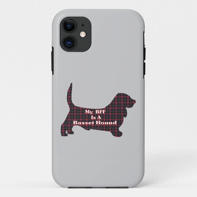 Funda De Case-Mate Para iPhone Basset Hound BFF (Reverso)