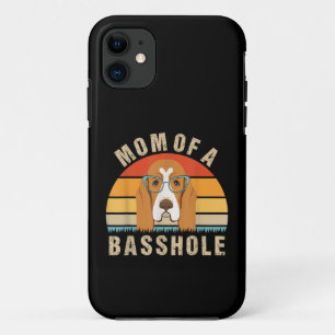 Funda Para iPhone 11 Basset Hound Femenino Presenta Mamá Divertida De U