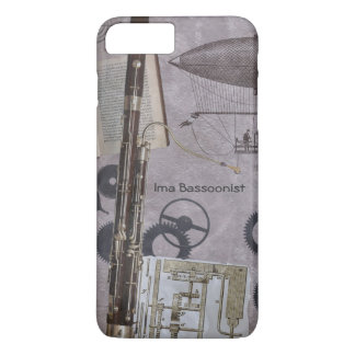 Funda Para iPhone 8 Plus/7 Plus Bassoon o carnaval posterior de Steampunk