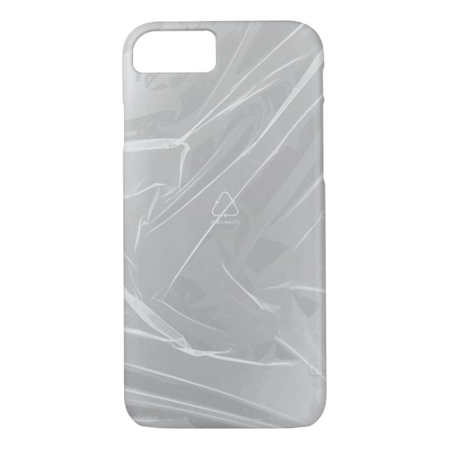 Funda De Case-Mate Para iPhone Basura cero (plata oceánica) (Reverso)