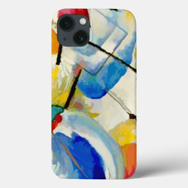 Funda De Case-Mate Para iPhone Batalla naval de Kandinsky 1913 (Reverso)