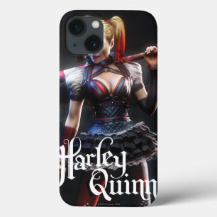 Funda Para iPhone 13 Batman Arkham Knight Harley Quinn con murciélago