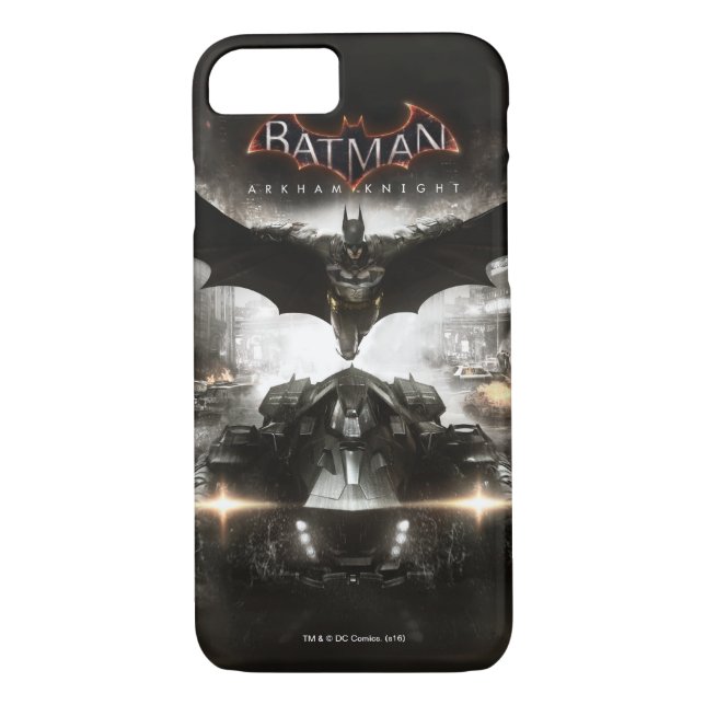 Funda De Case-Mate Para iPhone Batman Arkham Knight Key Art (Reverso)
