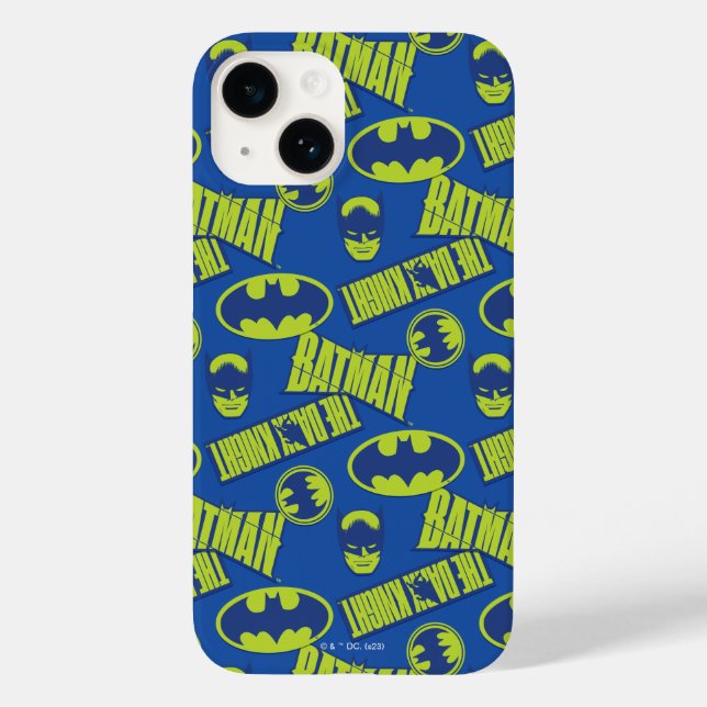 Funda De Case-Mate Para iPhone Batman Electric Up - El patrón oscuro de Knight (Reverso )