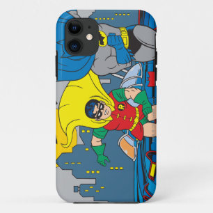 Funda Para iPhone 11 Batman Y Robin Running