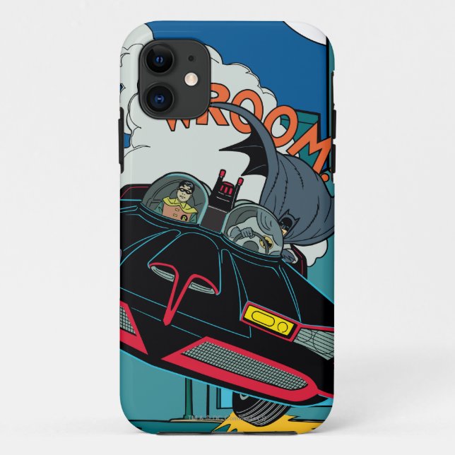 Funda De Case-Mate Para iPhone ¡Batmobile Wroom! (Reverso)