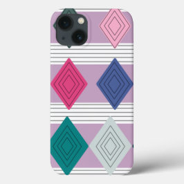 Funda Para iPhone 13 Bauhaus Diamond Quilt