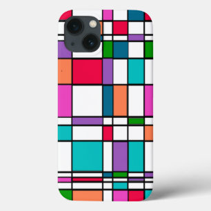Funda Para iPhone 13 Bauhaus in Flower Power Colors