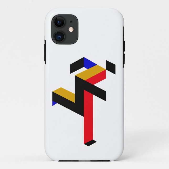 Funda De Case-Mate Para iPhone Bauhaus Running Man Poster (Reverso)