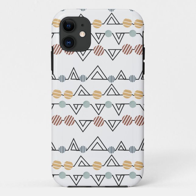 Funda De Case-Mate Para iPhone Bauhaus Triangles (Reverso)