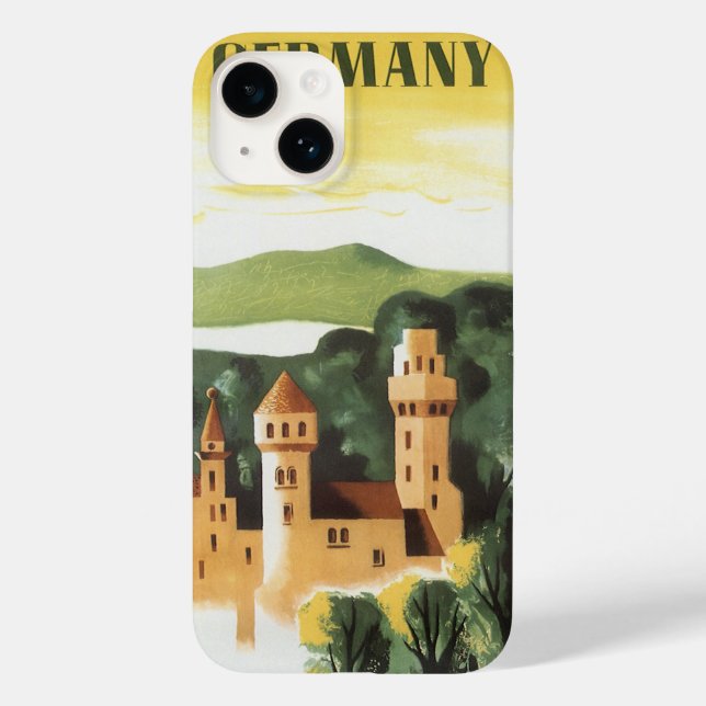 Funda De Case-Mate Para iPhone Baviera, Alemania, Castillo Alemán, Viajes de Arte (Reverso )