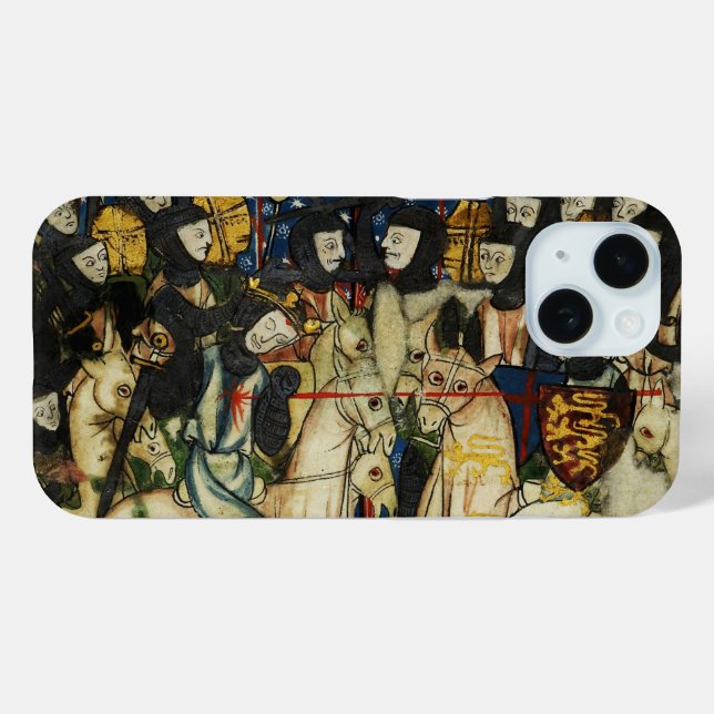 Funda De Case-Mate Para iPhone BAYEUX TAPESTRÍA 1066 Muerte del Rey Harold (Reverso (Horizontal) )
