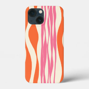 Funda Para iPhone 13 Mini Bce y Flow - Rosa, Naranja y Crema