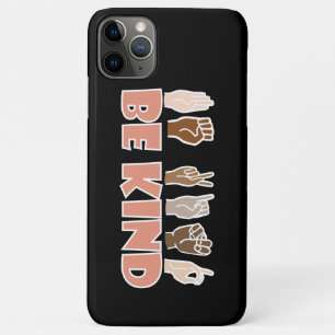 Funda Para iPhone 11 Pro Max Be Kind ASL American Rótulo Language