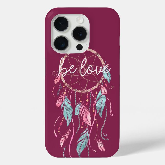 Funda De Case-Mate Para iPhone Be Love Dream Catcher (Reverso )