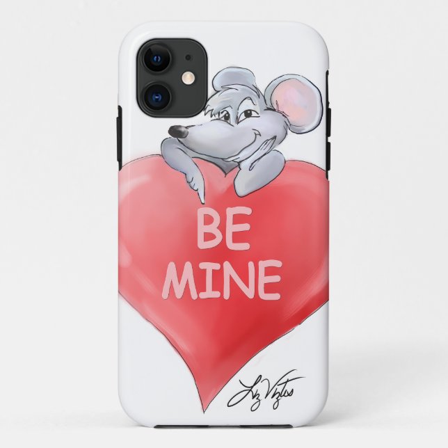 Funda De Case-Mate Para iPhone Be Mine Valentine iPhone Case (Reverso)