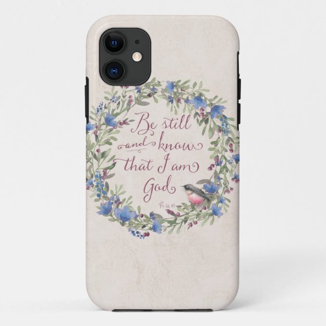 Funda De Case-Mate Para iPhone Be Still and Know - Salm 46:10 (Reverso)