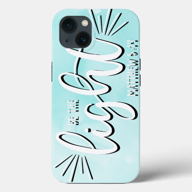 Funda De Case-Mate Para iPhone Be the Light Matthew 5:14 (Reverso )