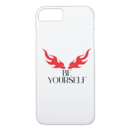 Funda Para iPhone 8/7 Be Yourself - Empoderando el diseño de citas Minim