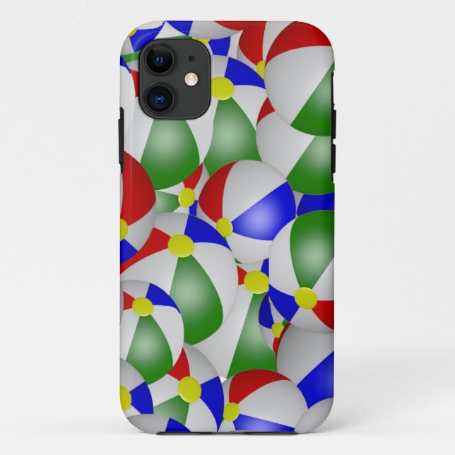 Funda De Case-Mate Para iPhone Beach Ball (Reverso)