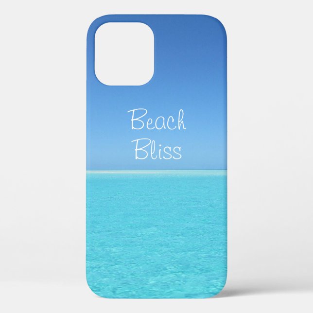 Funda De Case-Mate Para iPhone Beach Bliss Beach Scene (Reverso )
