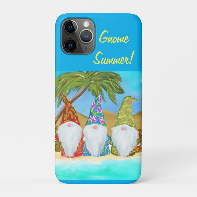 FUNDA DE Case-Mate PARA iPhone BEACH GNOMES (Reverso)