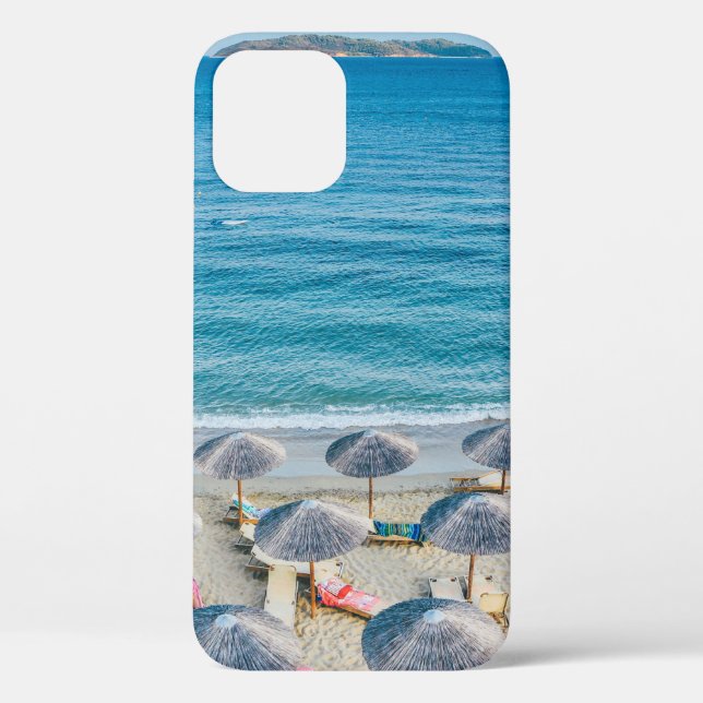 Funda De Case-Mate Para iPhone Beach lounge a orillas del mar (Reverso )